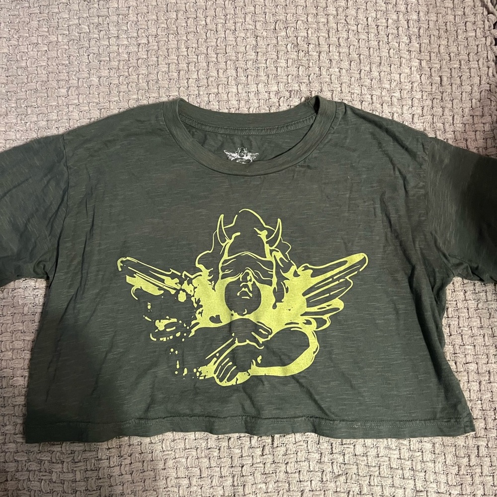 Boys Lie army green t-shirt